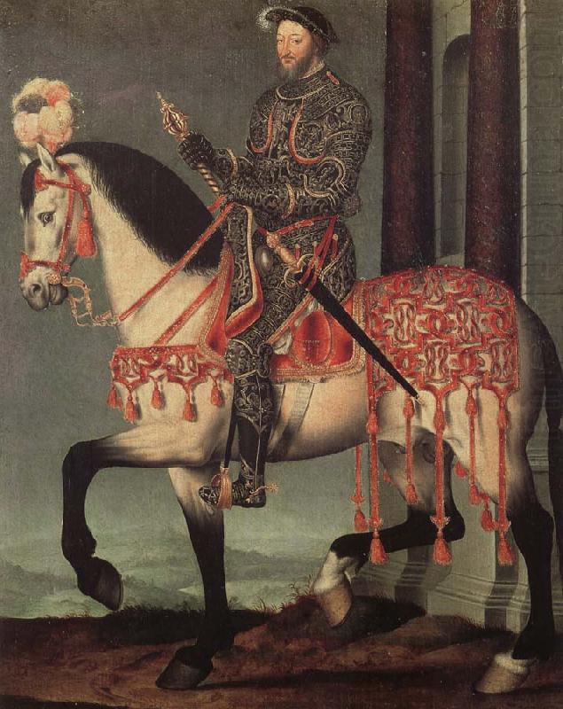 Franz i from France to horse, Francois Clouet